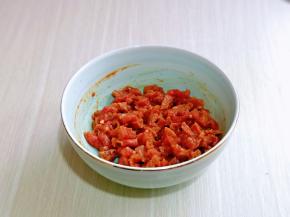 充分抓拌均匀。