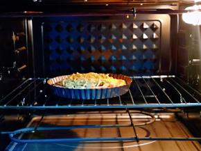 小披萨同样195度烤18分钟左右即可。