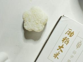 把蒸好的米饭放入饭团模具中压出花朵饭团。