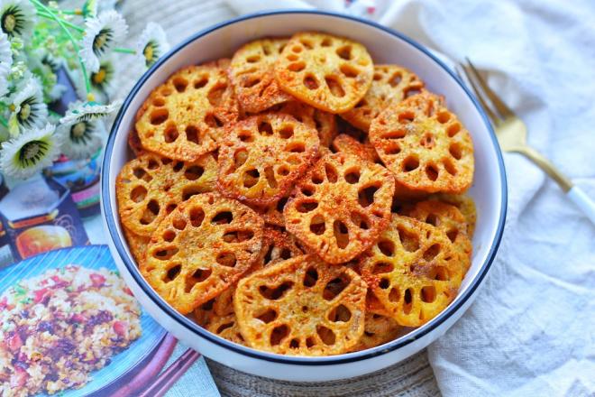 酥到掉渣的炸藕片