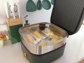 放温暖处发酵至1.5倍大，水开后上锅蒸13分钟，关火闷2分钟即可