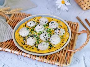 同样的做法，用饺子也可以呦～