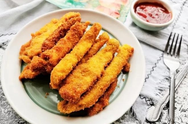 简单快速的家常小食孜然鸡柳