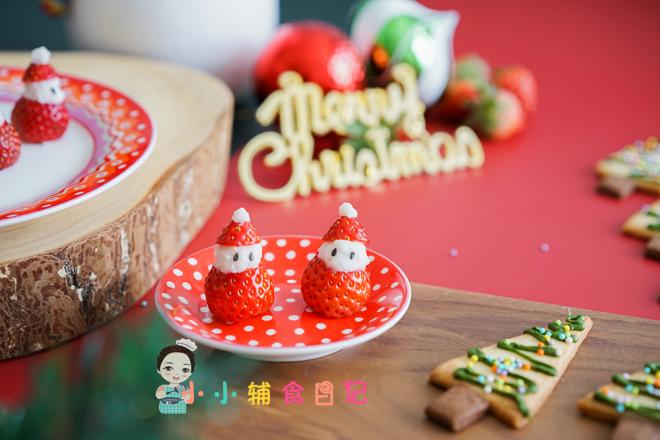 8个月以上圣诞草莓雪人