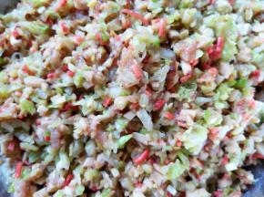 饺子馅就完成了。