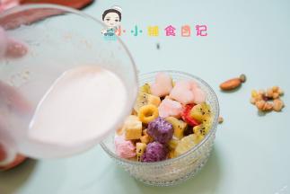 加入牛奶就可以吃咯，冬天可以用温牛奶