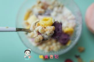 直接把花生酱淋在麦片上面也很好吃哦