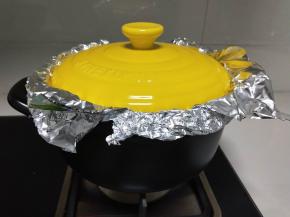 盖盖，开火烤。