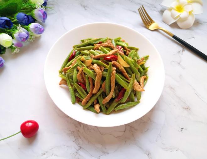 豆角炒肉