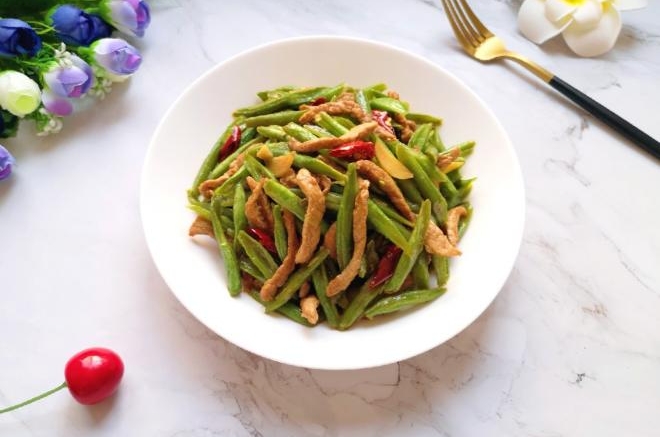 豆角炒肉