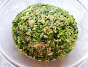 饺子馅就完成了。