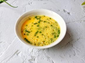 加一点葱花打散。