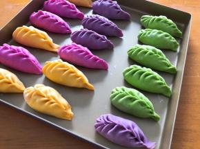 柳叶饺子，喜欢包什么形状就包什么形状