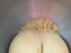 发酵好的面团有蜂窝状