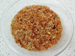 牛肉馅做好了，很香哦！