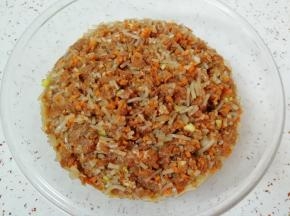 牛肉馅做好了，很香哦！
