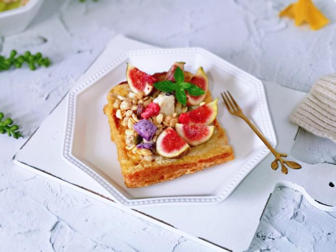 无花果麦片三明治