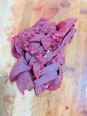 然后切成长条备用！