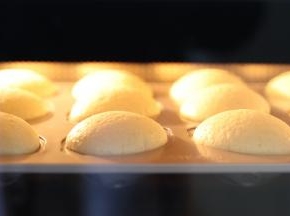 提前以160度预热烤箱，之后把模具放入烤箱中，160度烘烤20分钟。