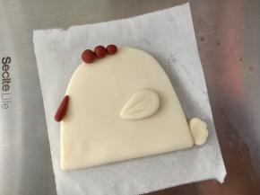 鸡冠和胡也粘好