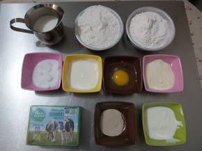 首先准备好全部的食材，称重备用。