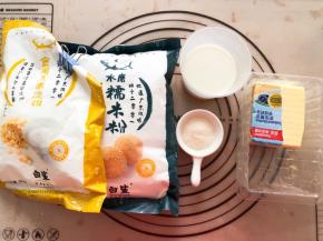 准备好麻薯食材