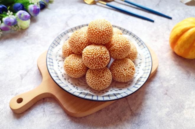 南瓜芝麻球
