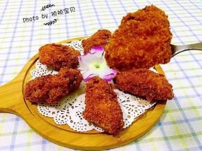 鸡翅炸着吃是外酥里嫩口感美极了