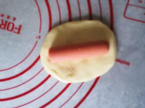 放半根火腿肠