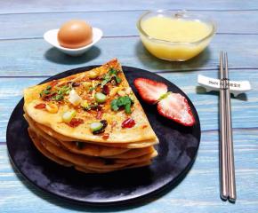 搭配一个鸡蛋一碗小米粥就是标配早餐