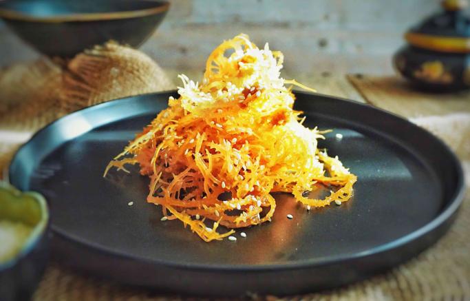 年夜饭最受欢迎的凉拌龙须菜