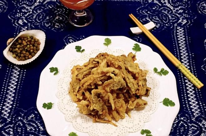 香酥孜然平菇