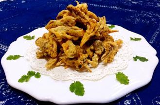 平菇入口是外酥里嫩口感棒极了