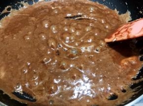 炒至棉花糖融化