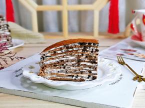 这样的千层蛋糕，太嗲了。