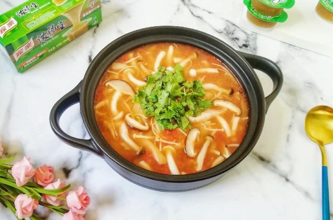 番茄菌菇汤