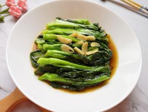 纯用蚝油调味。