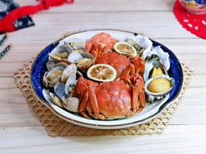 热气蒸海鲜，营养流失的少。