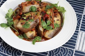 酱烧比目鱼成品图