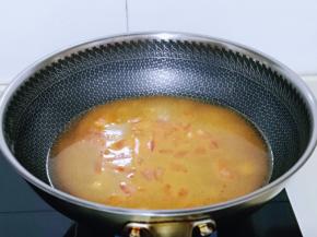 再加入纯净水，水量根据需求放，我加了两小碗。