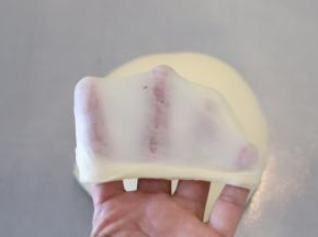 面团揉至扩展阶段，结束揉面程序。