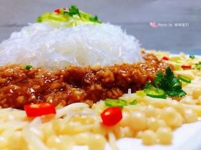 粉丝蒸金针菇这道美味即方便快捷又好吃到爆