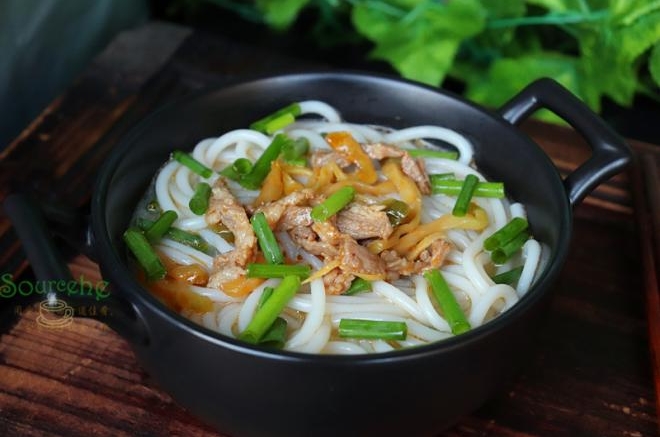 榨菜肉丝粉