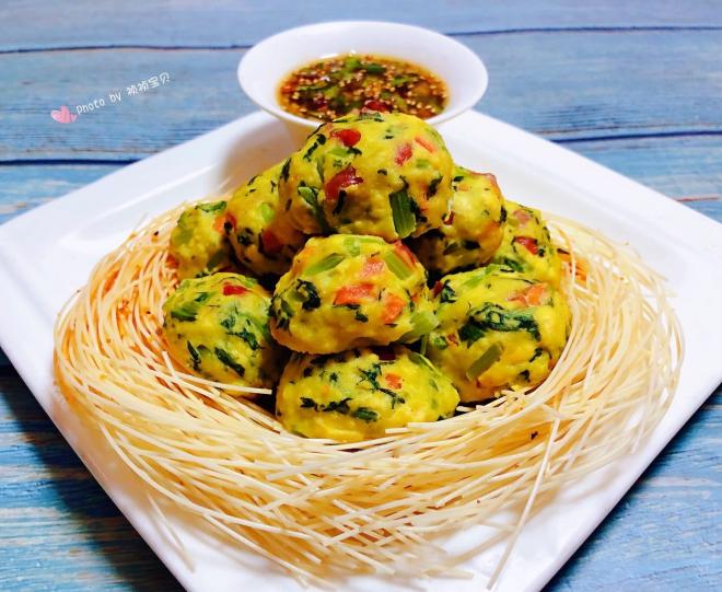 腊肠豆腐时蔬丸