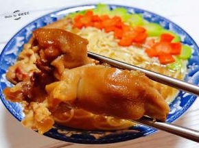 卤猪蹄入口那叫一个香字了太棒了