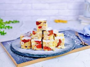 切出自己喜欢的形状，撒上一层糖粉就可以啦！