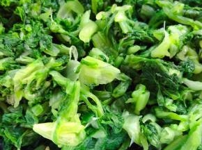 小白菜切碎粒