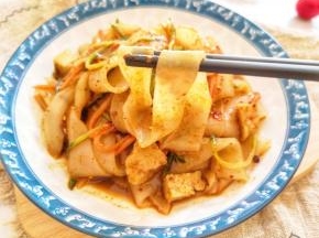 劲道的凉皮。