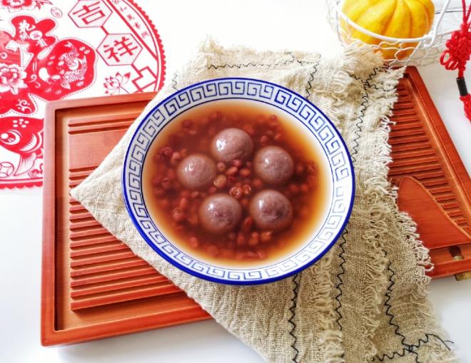 红豆汤圆