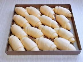 发酵至原来的2倍大，取出烤盘。